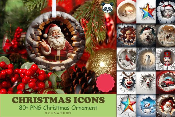 3D Christmas Ornament Mega Bundle for Crafts