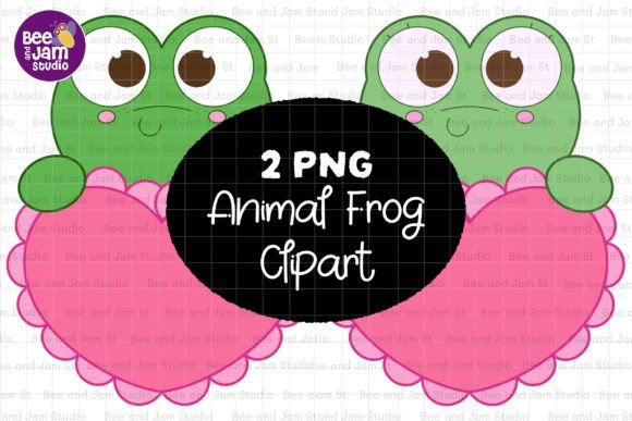 Animal Frog PNG Sublimation Clipart for Illustrations