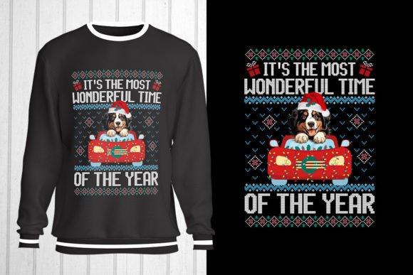 Bernese Mountain Christmas Ugly Sweater: T-Shirt Designs Review