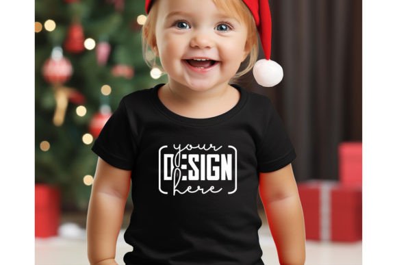 Christmas Baby Mockup for Baby Amp Branding