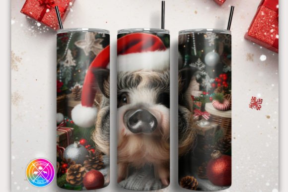 Christmas Kune Kune Pig Illustrations Review