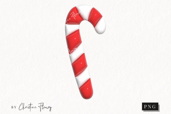 Review: 3D Inflated Candy Cane Clipart for Embroidery