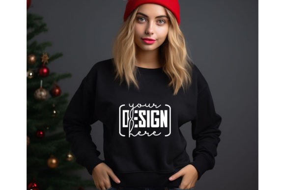 Review: Christmas Women Black Sweatshirt Mockups