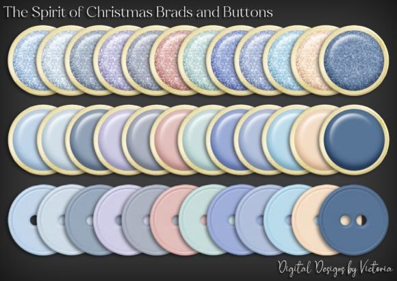 Review: The Spirit of Christmas Brads and Button Decorative Elements