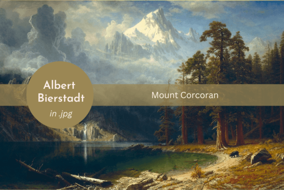Wall Decoration: Albert Bierstadt Illustrations